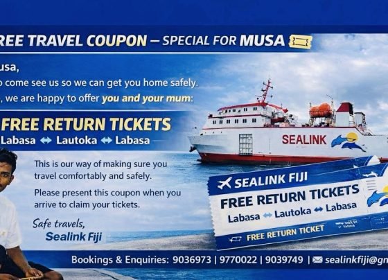 SEALINK Fiji extends complimentary return trip to Musa and his mother&nbsp;