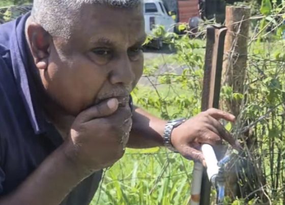 Roadside water tap a blessing for motorists at Taidamu Hill
