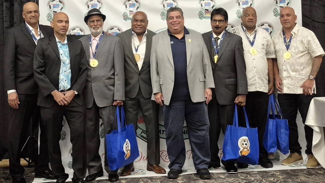 Fiji football legends honoured in Surrey ceremony&nbsp;
