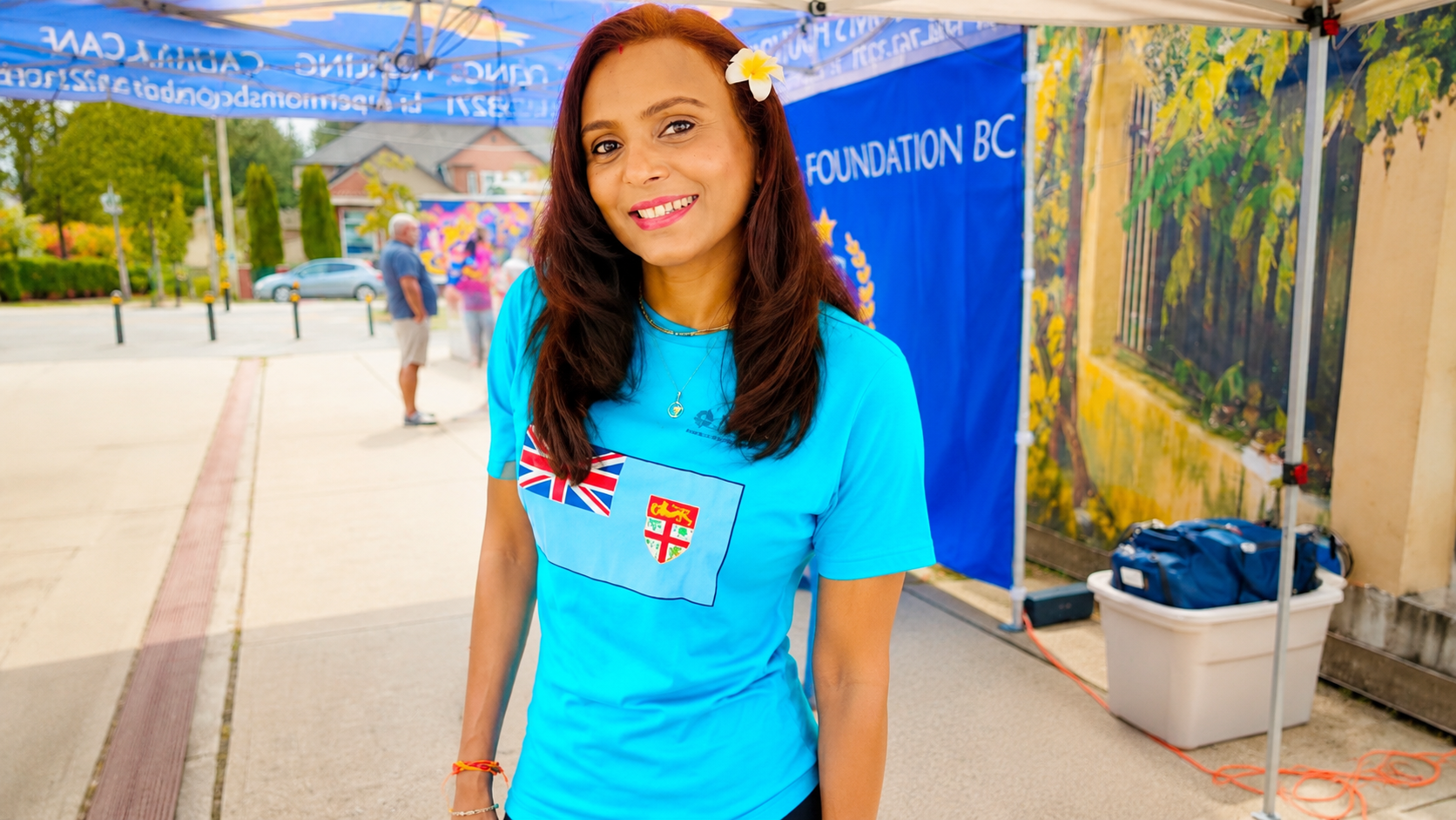 A volunteer with a difference.