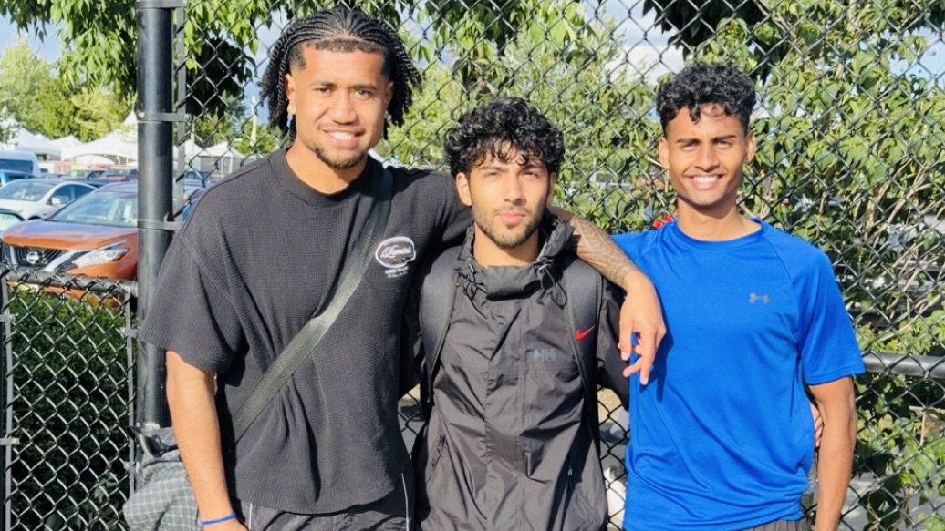 Friends united by football, divided by club colours