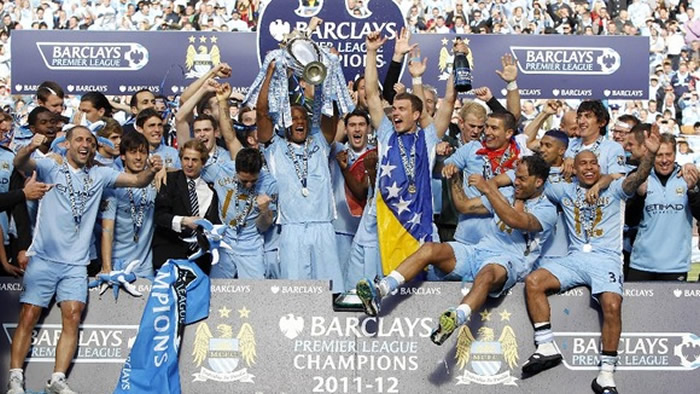 Manchester City celebrates