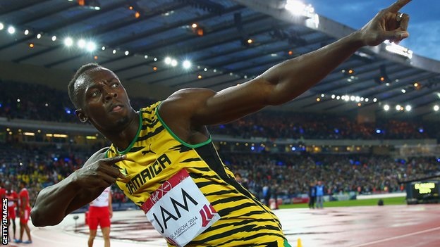 Bolt wins 100m gold