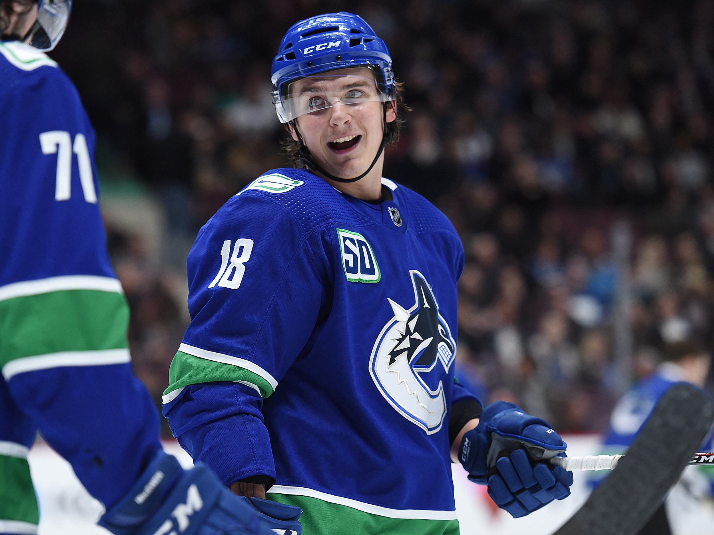 Canucks player sent on leave