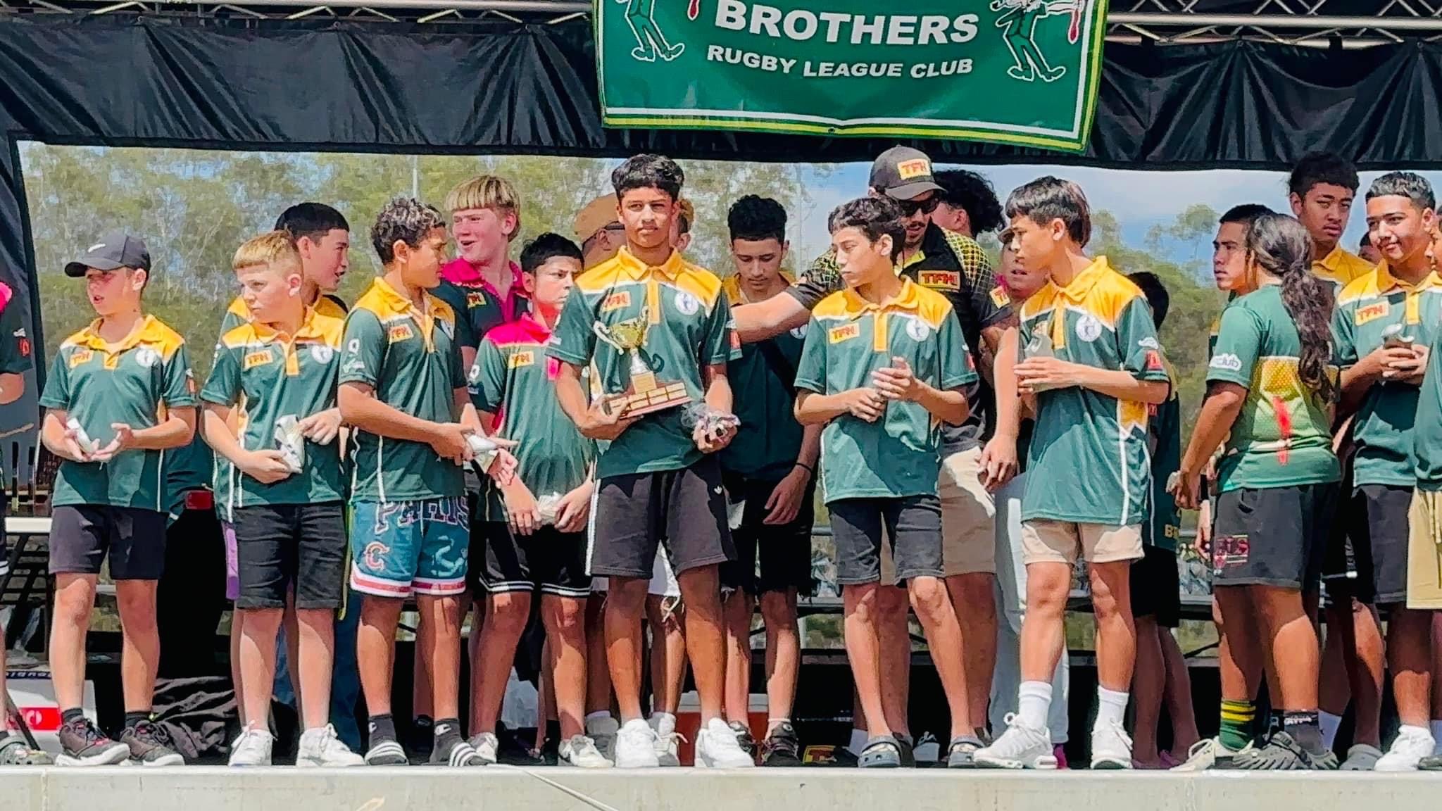 Young rugger turns head