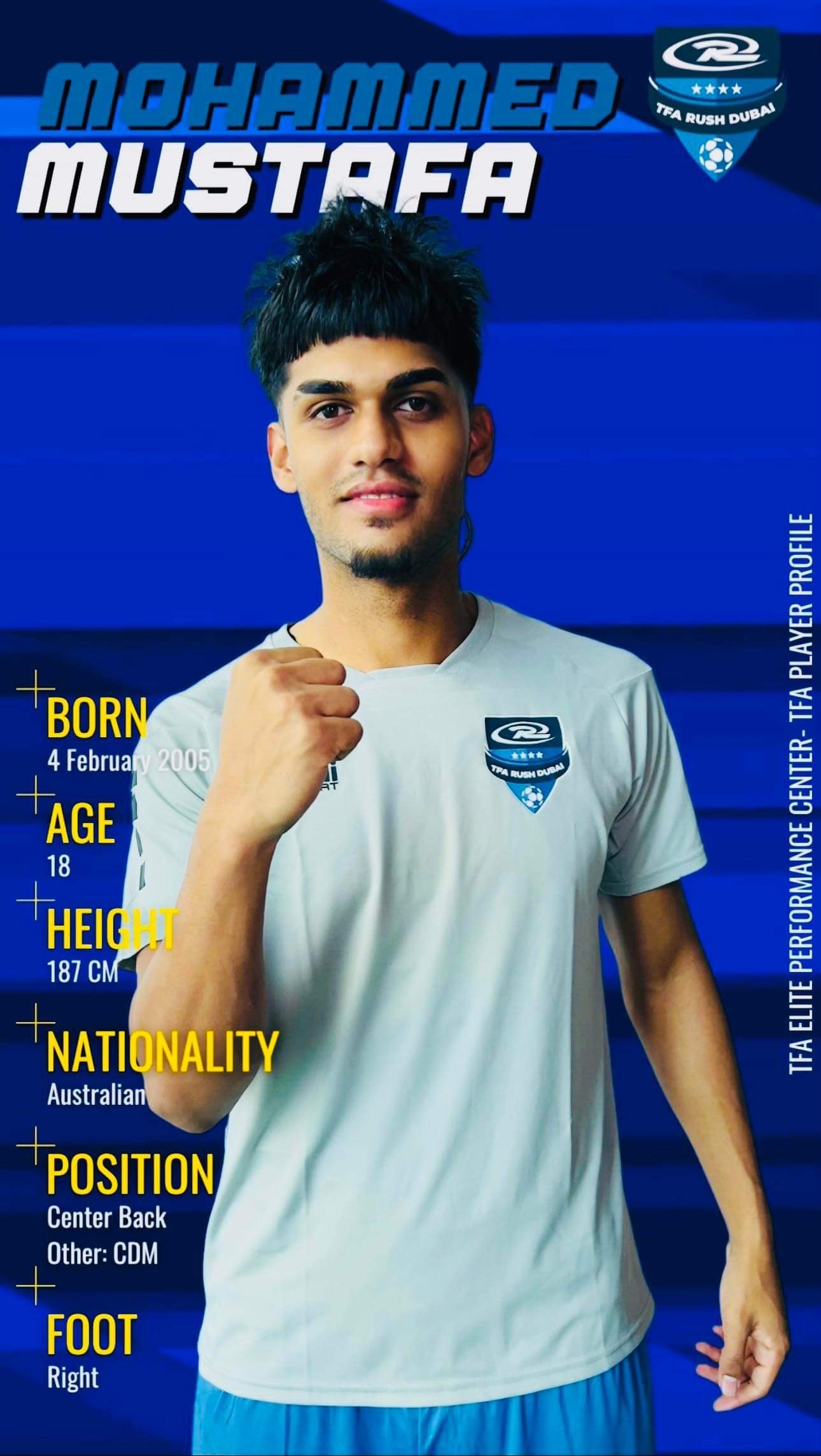 Mustafa signs with TFA in UAE