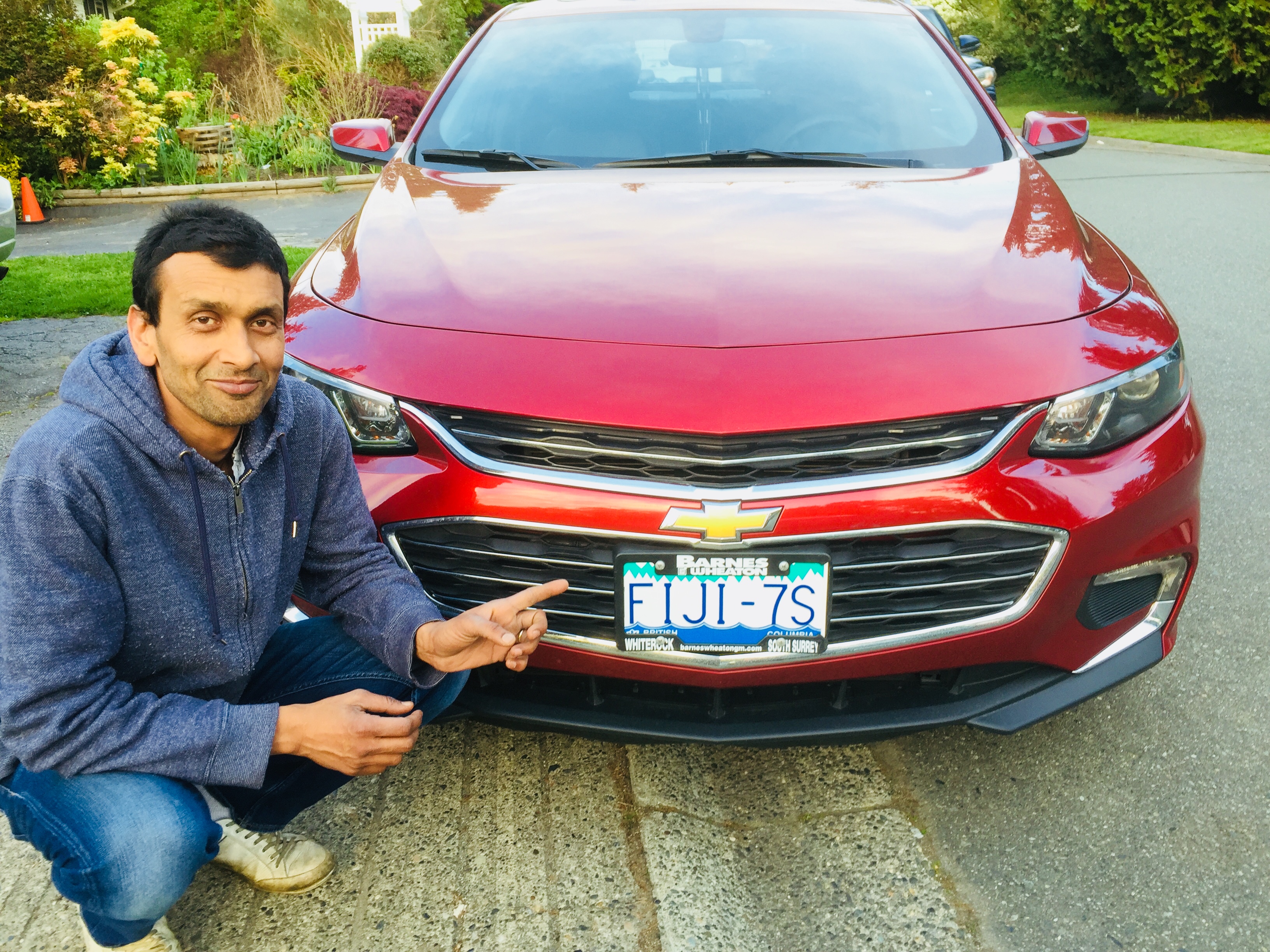 Sahib plates Fiji 7s love